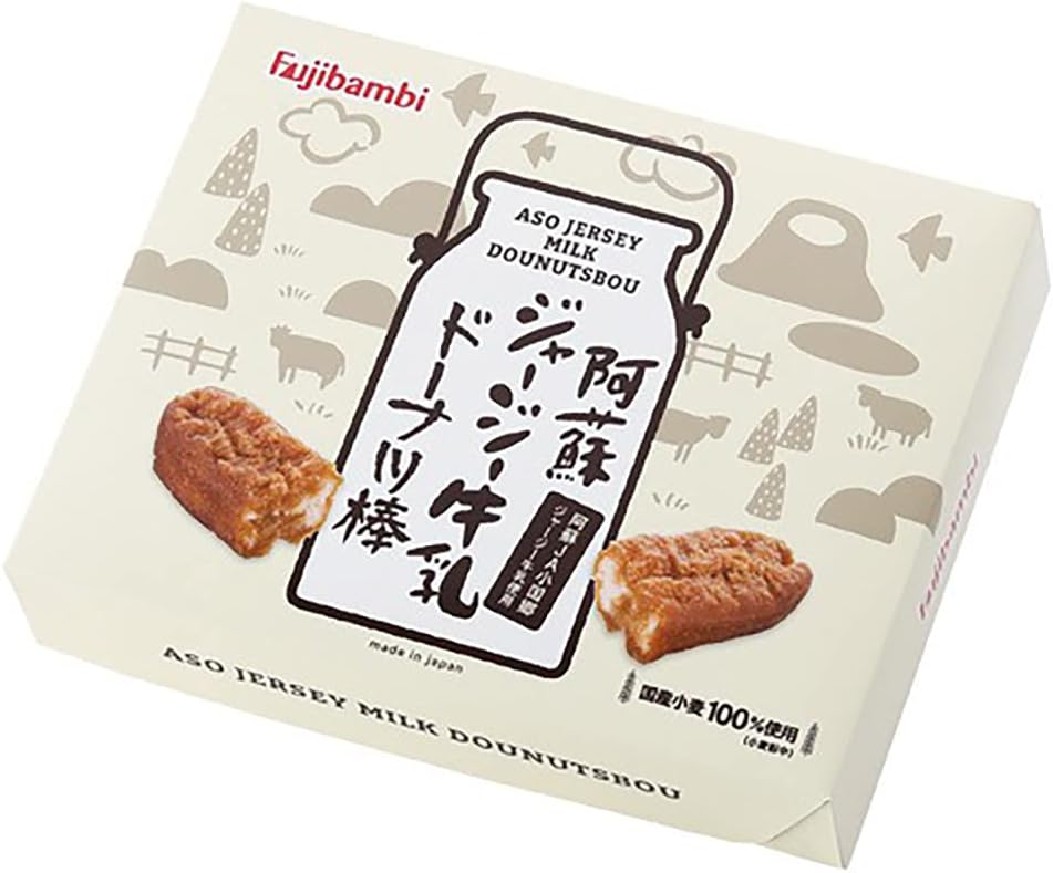 Fujibambi Aso Jersey Milk Donut Sticks, 20 Pieces, Donuts, Confectionery, Souvenir, Local Specialty