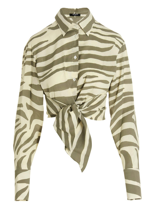 Balmain バルメインゼブラシャツ - Image 1
