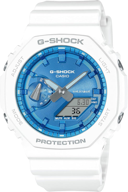 Casio G-Shock GA-2100WS-7A Men's Watch, white