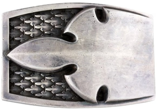CHROME HEARTS 'FLEUR DE LIS' SILVER BUCKLE