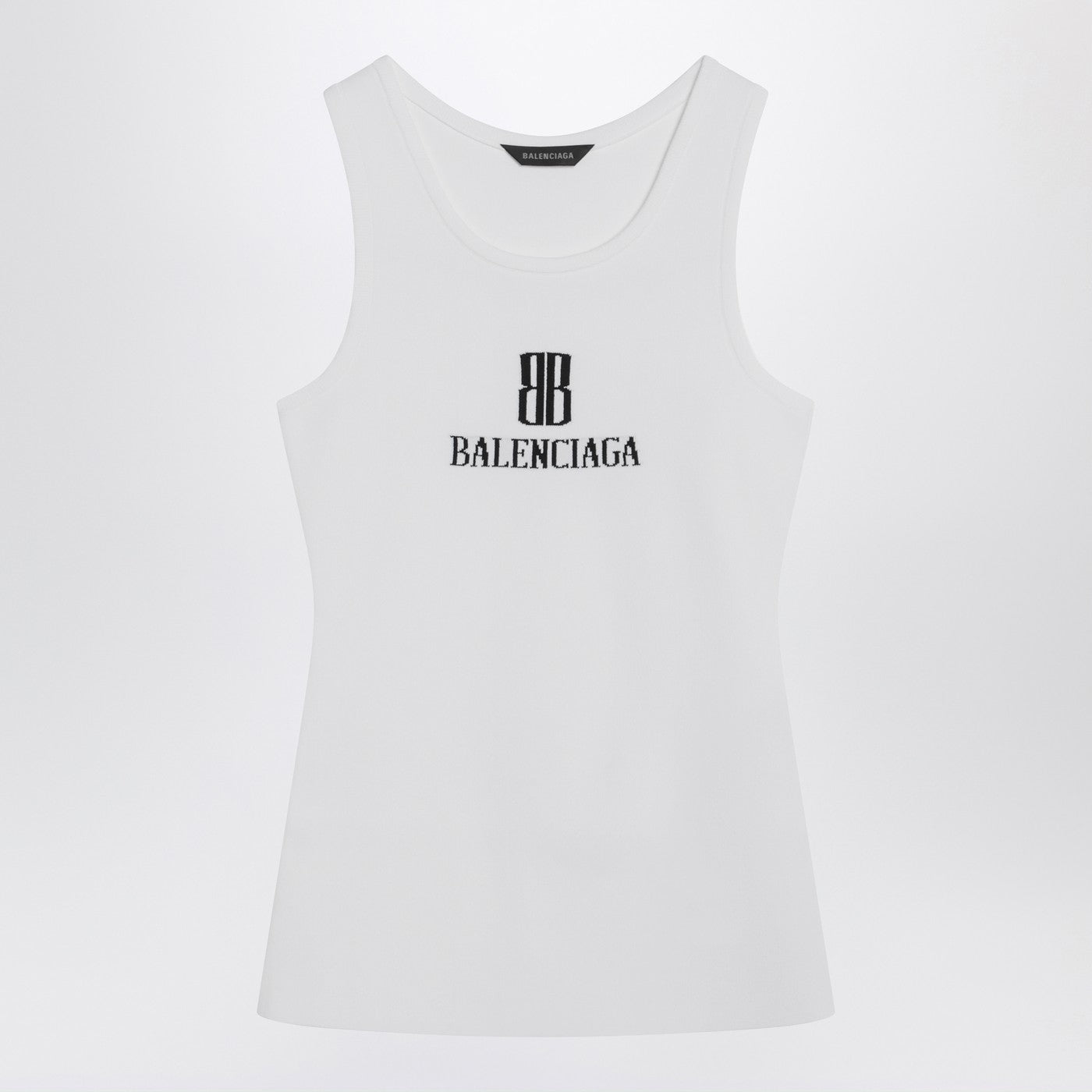 Balenciaga バレンシアガホワイトナノBBタンクトップ - Image 1