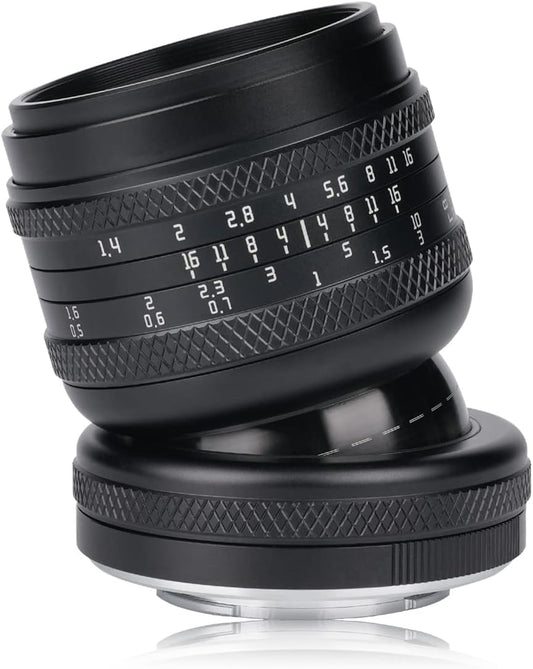 AstrHori 50mmF1.4 Miniature Effect is a Manual Large Aperture Full Frame Monofocal Lens with 2 in 1 Tilt and Portrait Lens for Leica/Panasonic/Sigma L-Mount Mirrorless Cameras FP, S5, S1, S1R, S1H,