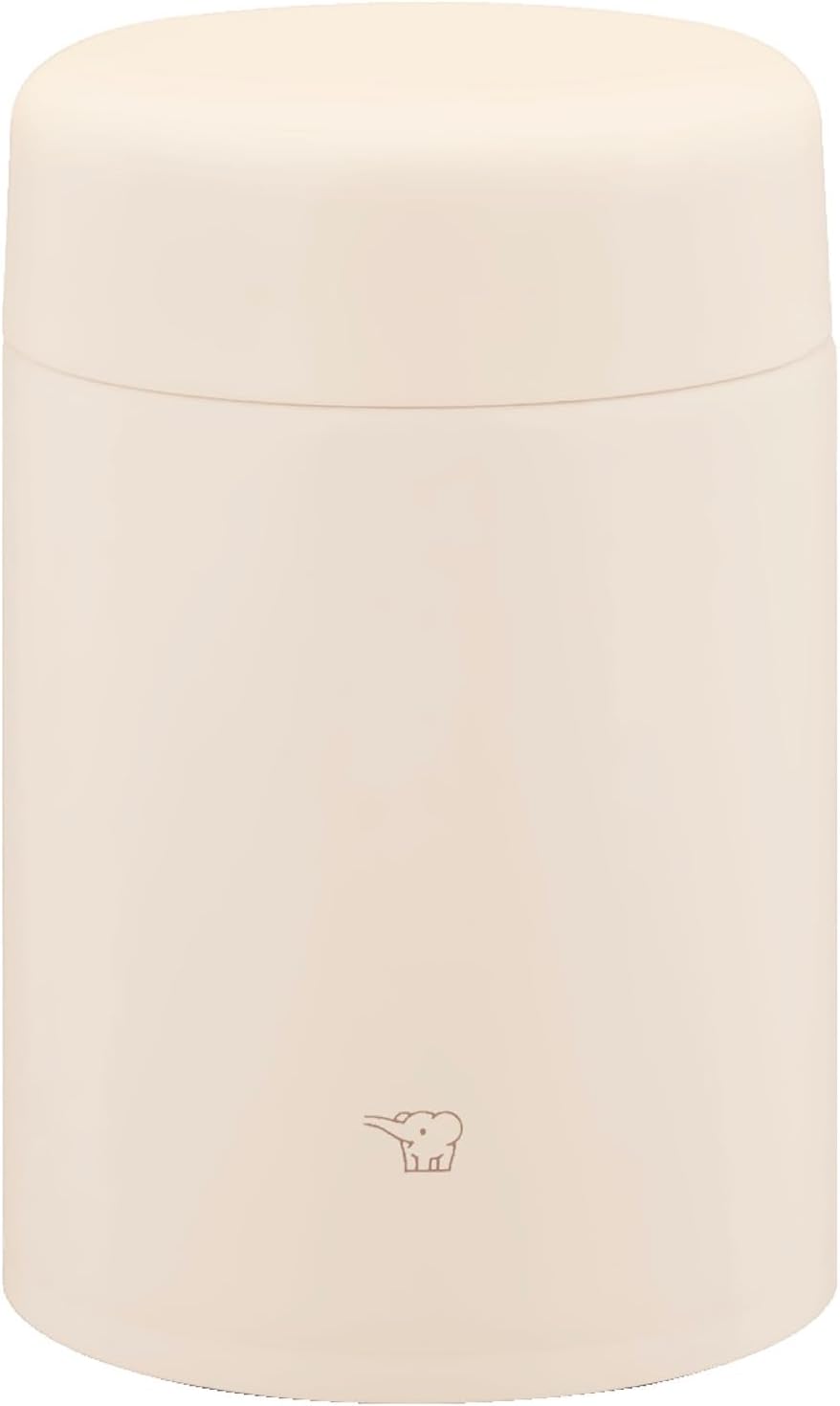 Zojirushi Soup Jar, 17.8 fl oz (520 ml), Bowl Size, Delicious Heat & Cold Retention, Dishwasher Compatible, Easy to Clean, Seamless Stopper, Lunch Box, Wide Mouth, Ecru Beige SW-LA52-CM