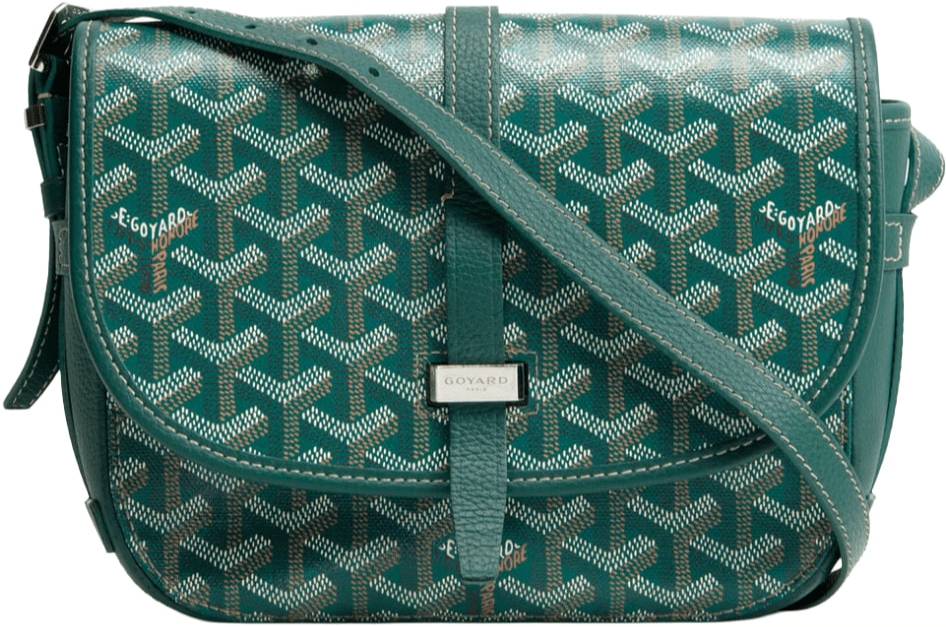 GOYARD 'GREEN' BELVEDERE PM BAG