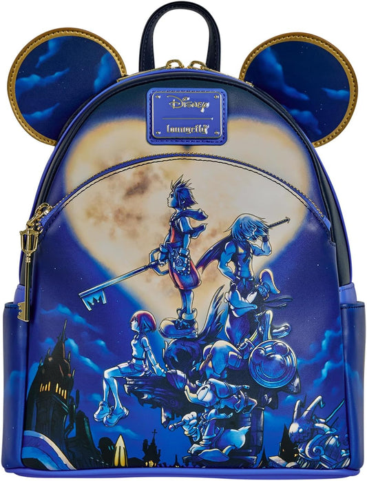 Loungefly Disney Kingdom Hearts Mickey Mini-Mochila, exclusiva de Amazon