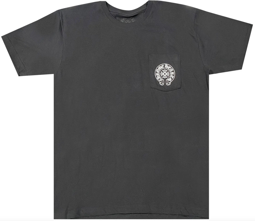CHROME HEARTS DEADLY DOLL 'FRANKENSTEIN' BLACK POCKET TEE