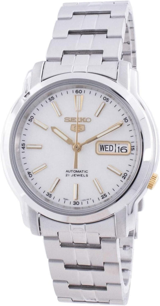 Seiko SNKL77K1 Men's Wristwatch, 5 AUTOMATIC Automatic, Bracelet Type