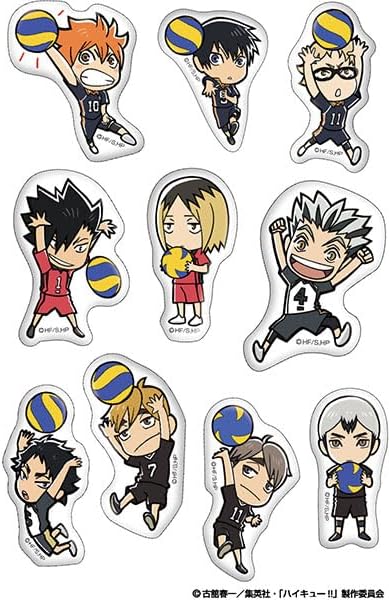 Anime "Haikyuu!!" Marshmallow-style Sticker