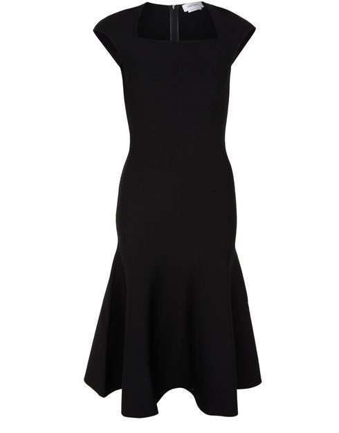 MCQUEEN Flared midi dress - Image 1