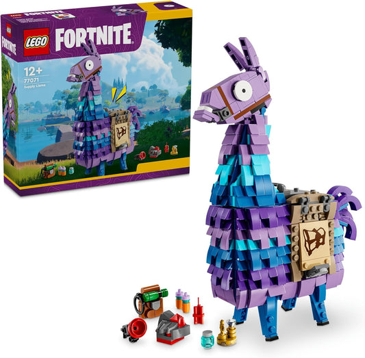 LEGO Fortnite Supply Llama Toy Game Birthday Present Blocks Boys Girls Children Ages 12 13 14 Elementary School Students Game Animals Creatures 77071