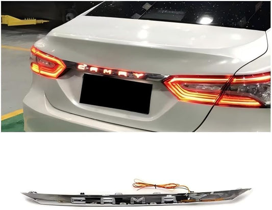 New Camry 70 Series Sequential Tailgate Lamp Taillight Dress Up Toyota CAMRY 10th Generation Genuine Replacement Exterior Parts Flowing LED Tail Lamp 1P (Plated) [Parallel Import]
