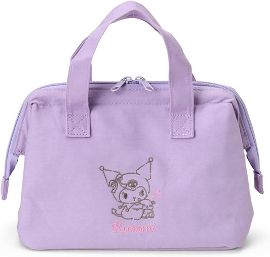 Sanrio 298484 Insulated Lunch Bag with Wire Cloth, Gusset, Bento Box Holder, Lunch Tote