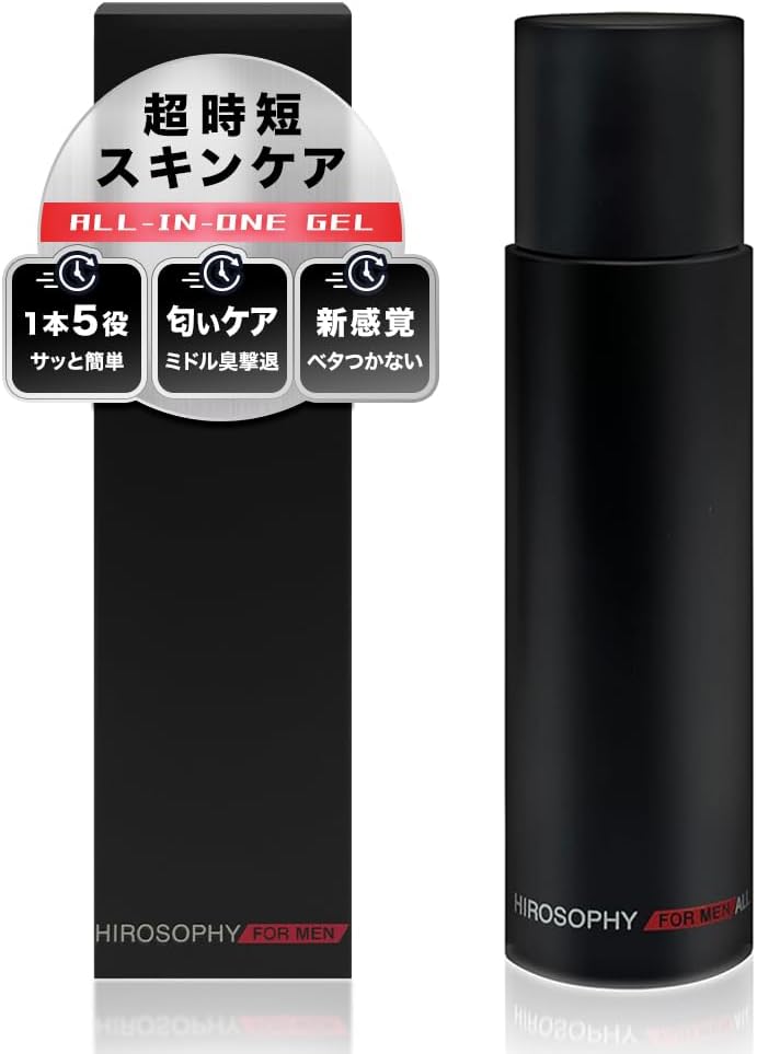 HFM All-in-One Gel/Lotion, After Shave, Aging Odor, 3.4 fl oz (100 ml) (Bergamot Scent Single Item)