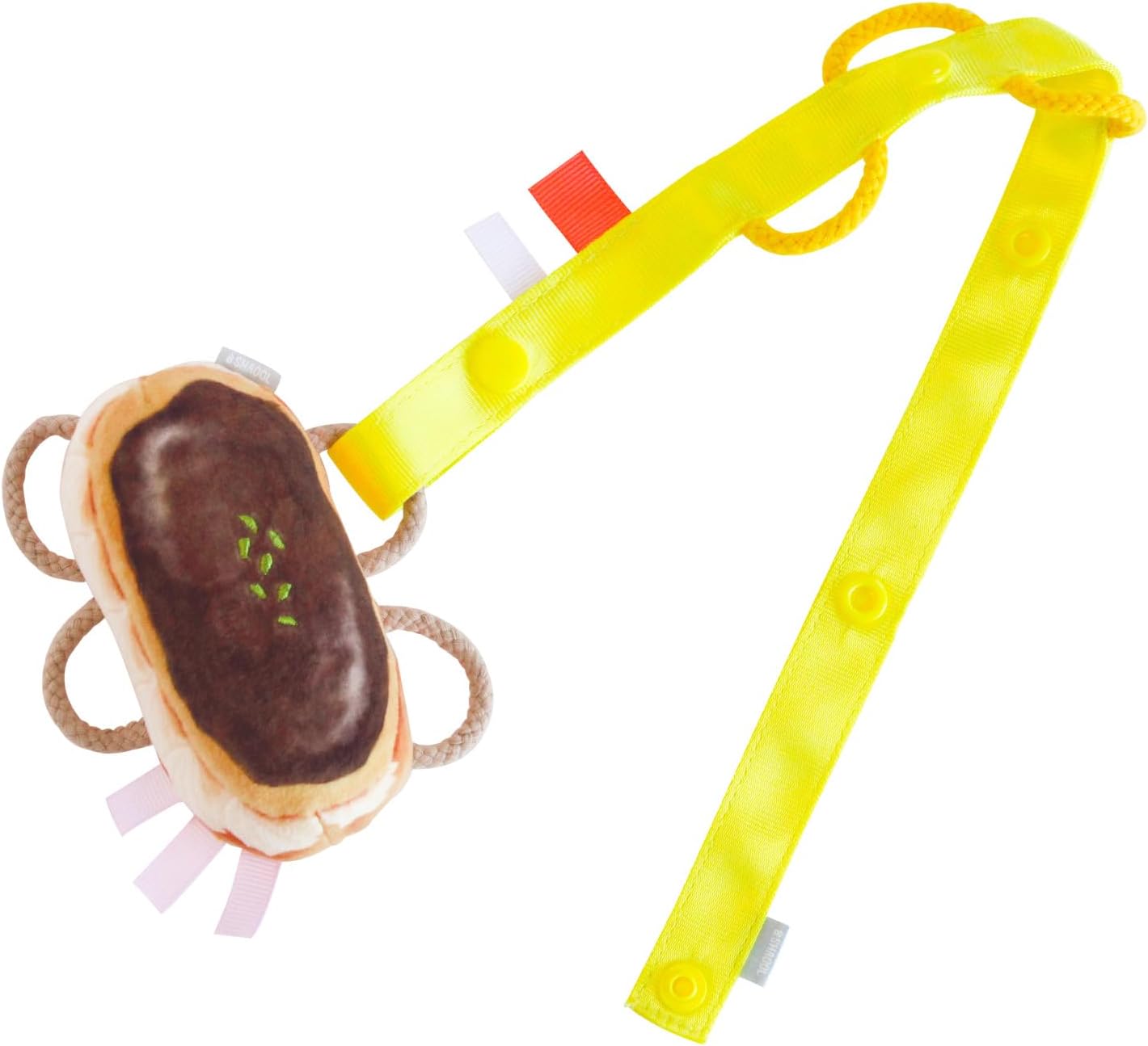 Chaol S11598 Recommended Set, Wakka Rattle + Wakka Strap (Eclair + Hiro/0 Years Old Baby) Baby, Newborn, Educational Toy, First Toy, Rattle, Fall Prevention, Lost Prevention, Toy, Present, Gift,