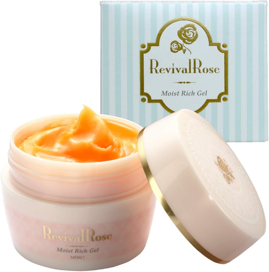 All-in-One Gel Moist Rich Gel 3.5 oz (100 g) (Lotion, Serum, Milky Lotion, Cream, Makeup Base, Time-saving, Revival Rose)