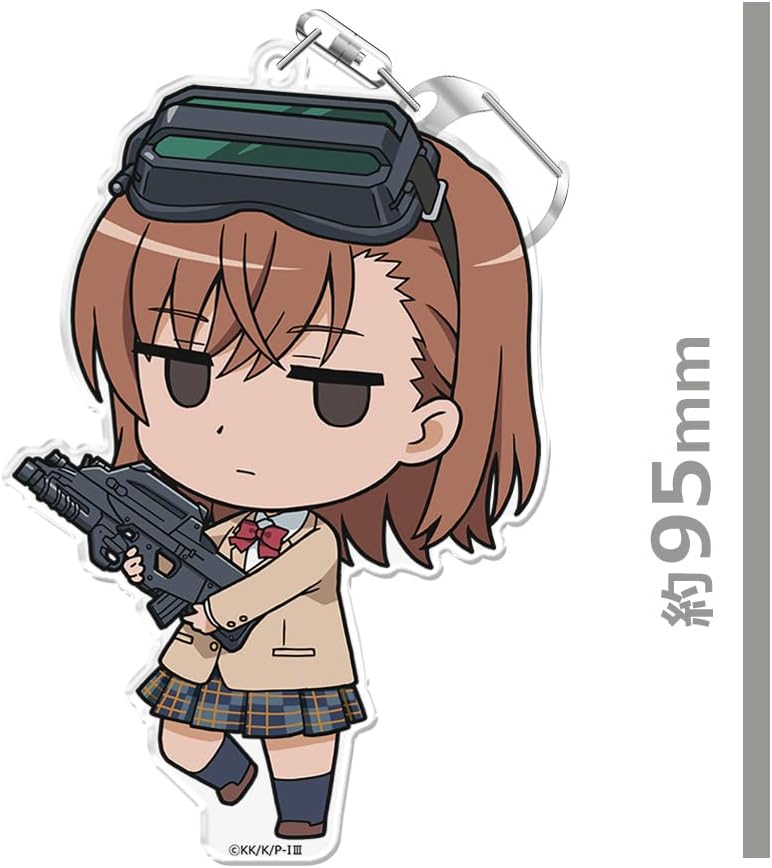To Aru Majutsu no Index III: Punikoro! Key Chain (with Stand) Misaka Sister