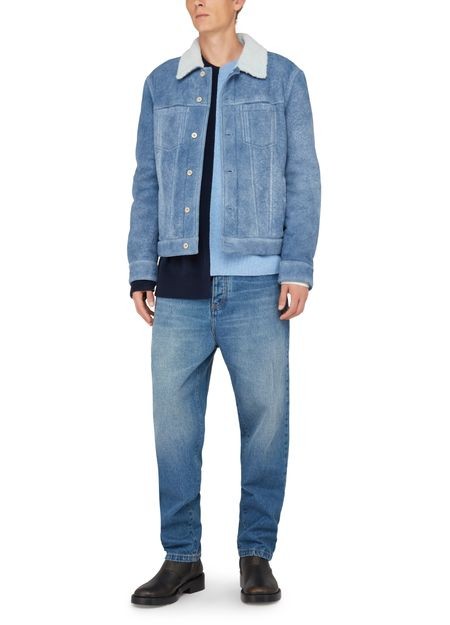 LOEWE シアリングカラー付き デニムジャケット - Image 2