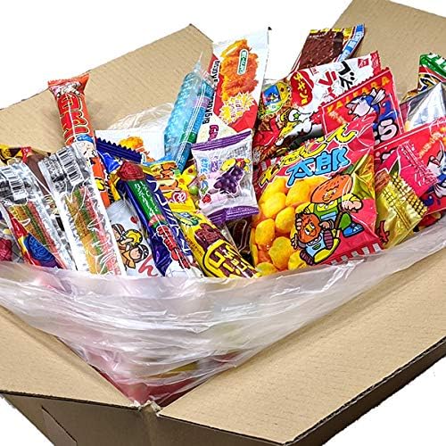 Assorted Dagashi, 75 Piece Tote Bag, 1 Piece Service, Dagashi Candy Set, Events, Presents, Fun, Valentine's Day, Christmas Party, Halloween, Golden Week, White Day