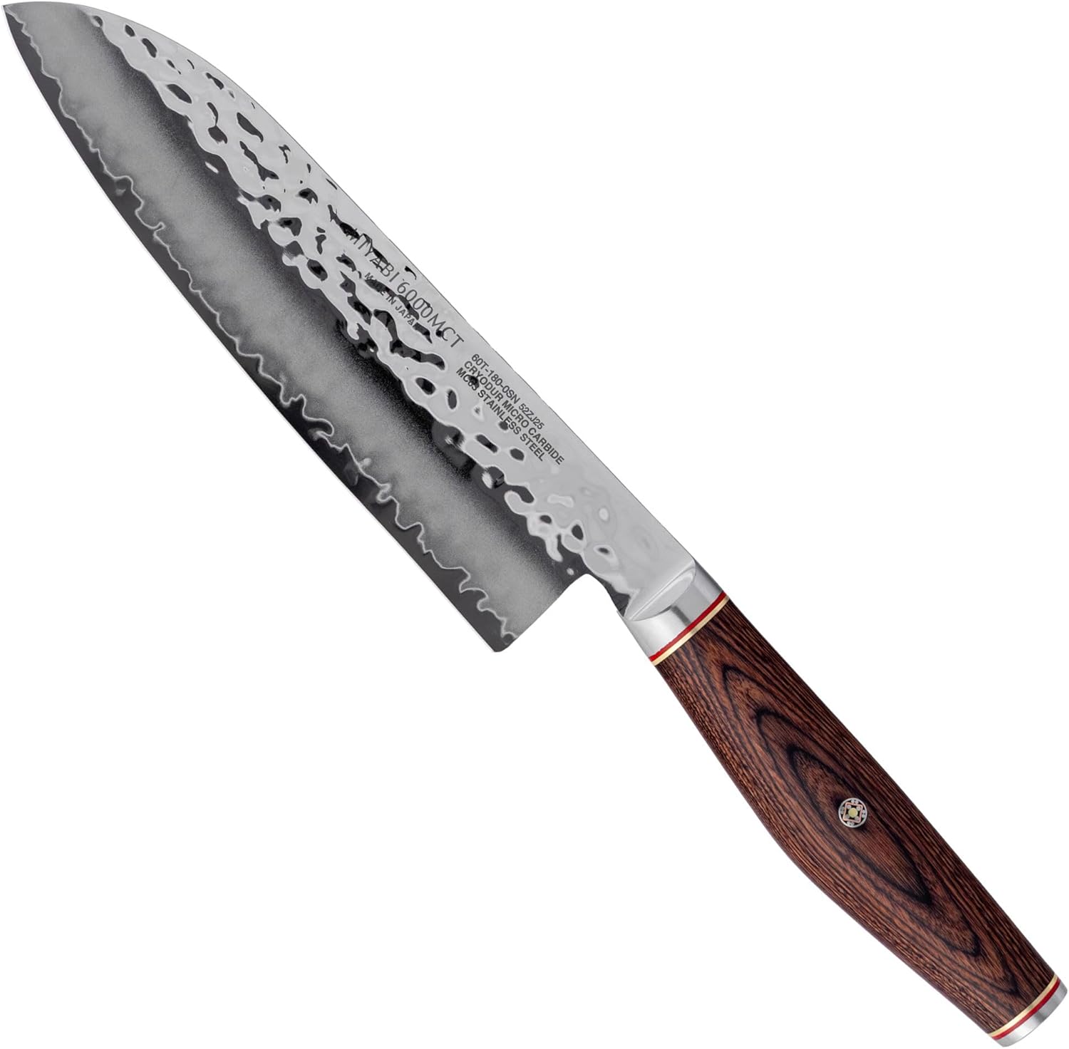 Miyabi Z1035-626 6000MCT Santoku Knife, 7.1 inches (180 mm), Made in Seki City, Gifu Prefecture