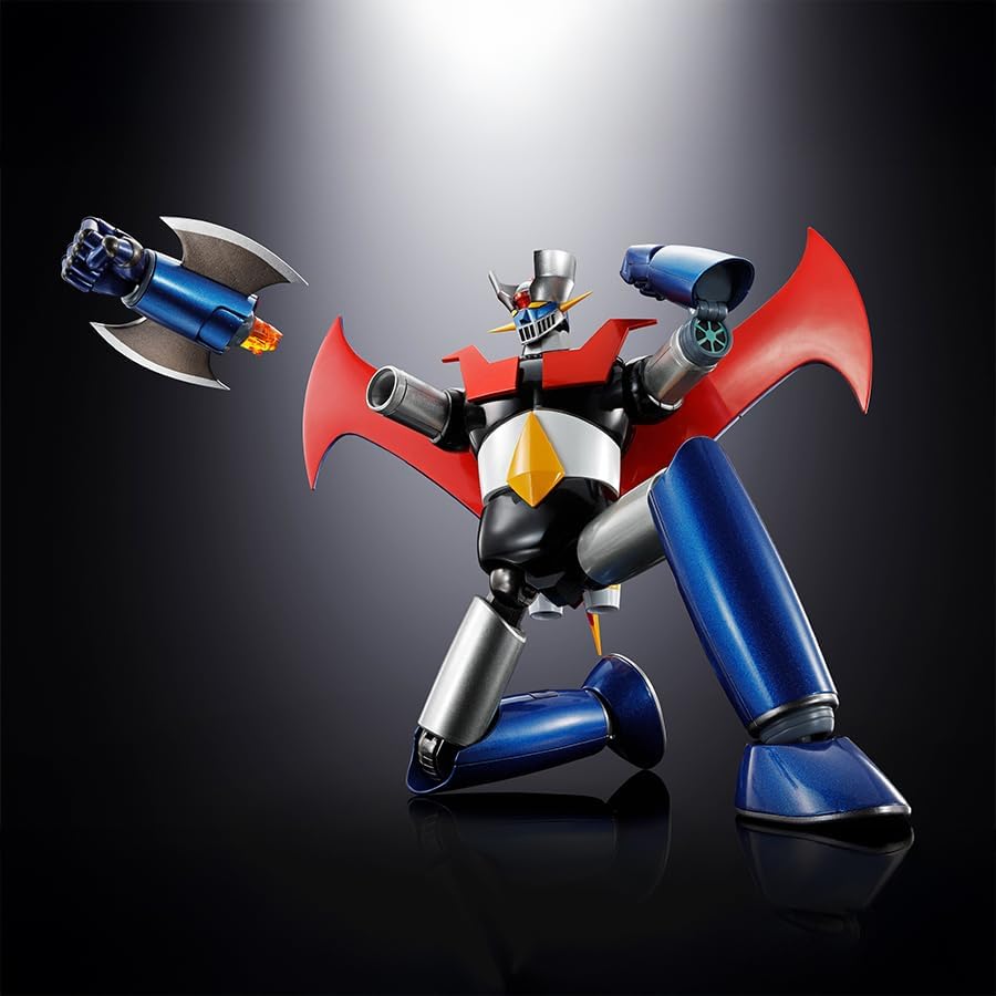TAMASHII NATIONS Soul of Chogokin GX-117 Mazinger Z (Reinforced Type) Leather Shinka -KAKUMEI SHINKA- Approx. 6.5 inches (165 mm), Die-cast & ABS, Painted Action Figure