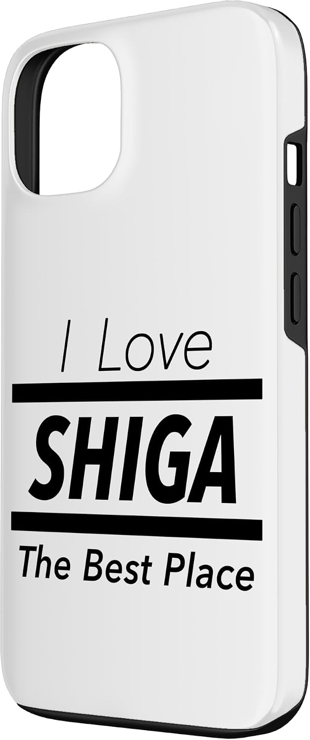 アイラブ・SHIGA 滋賀（I Love）JIMO-T【47都道府県】JIMO-T ジモティ プレゼント お土産 面白い スマホケース iPhone 13 用