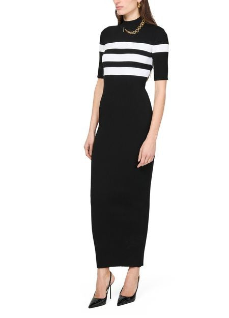JEAN PAUL GAULTIER ストライプ ビスコースニット製 ロングドレス - Image 2