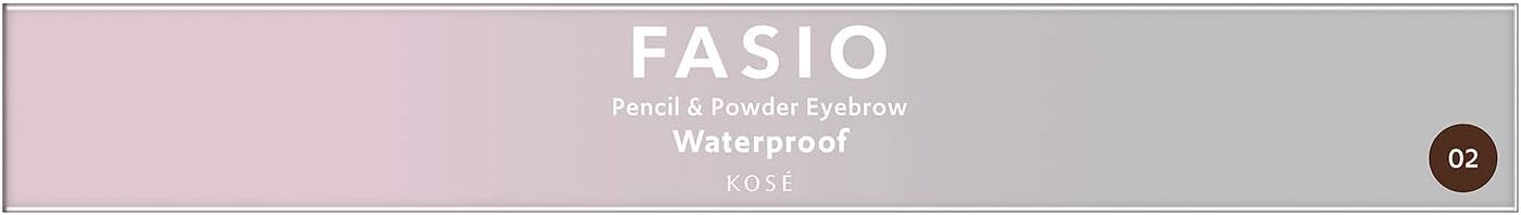 FASIO Pencil & Powder Eyebrow 02 Brown 0.4g