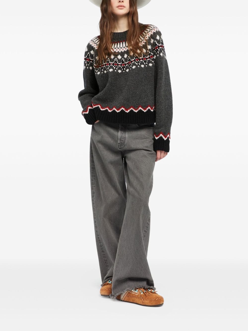 Alanui Sweet Winter Wool Crewneckジャンパー - Image 2