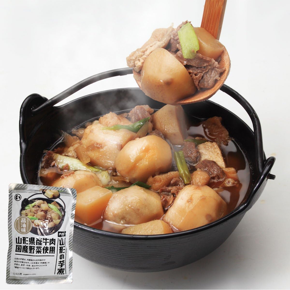 Marui Foods Yamagata Imoni Inland Edition, Soy Sauce Flavor, Serving 1 to 2 Serves x 10 Bags
