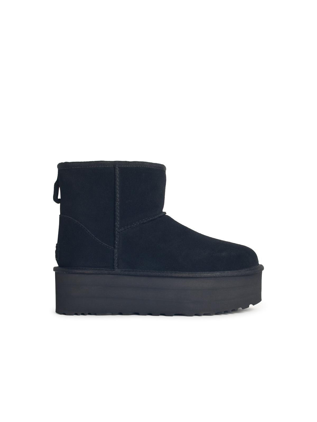 Ugg Ugg 'クラシックミニプラットフォーム'ブラックスエードブーツ - Image 2