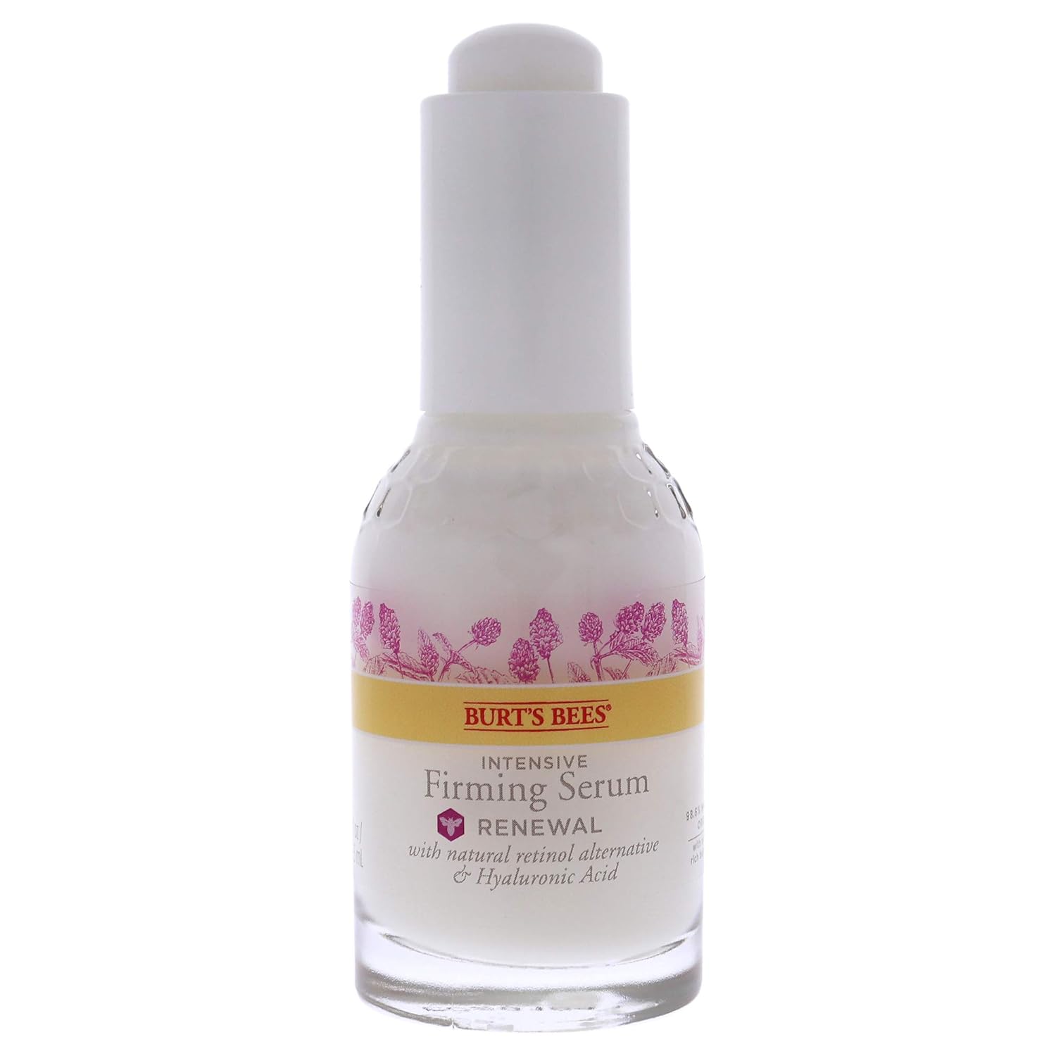 Burt's Bees - Suero reafirmante intensivo renovador con alternativa de retinol natural, Bakuchiol – 1 onza (el embalaje puede variar)