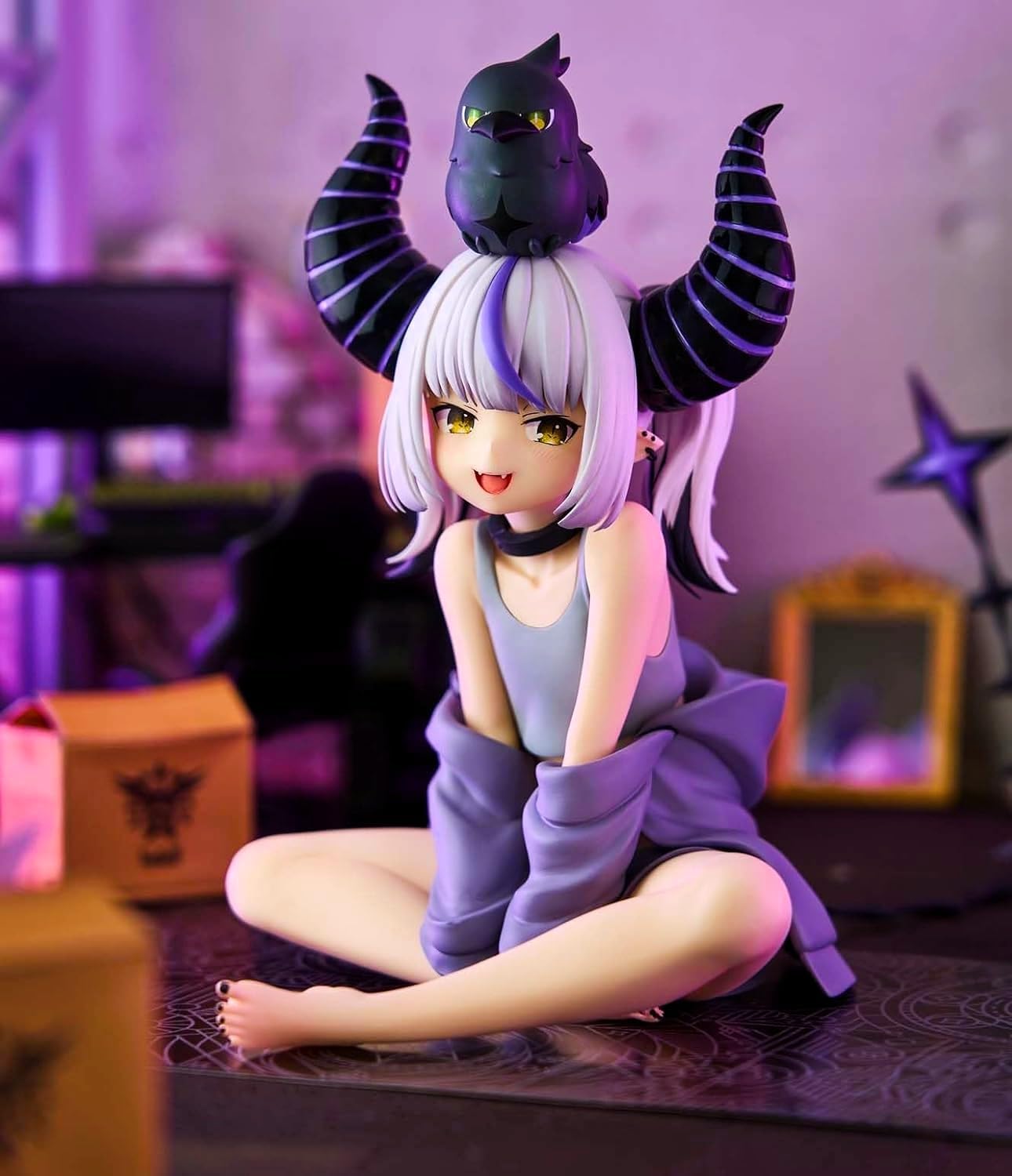 Laplas Darkness Figure, Holo Live #hololive IF Relax Time, Approx. 5.5 inches (14 cm), 1 Type in all, Official Goods