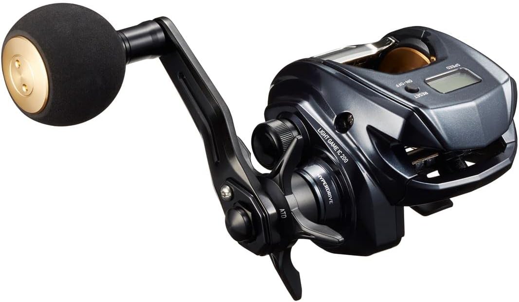 DAIWA Biaxial Reel with Counter Light Gem IC 150-DH/150/200 Right/Left Handle (2022 Model)