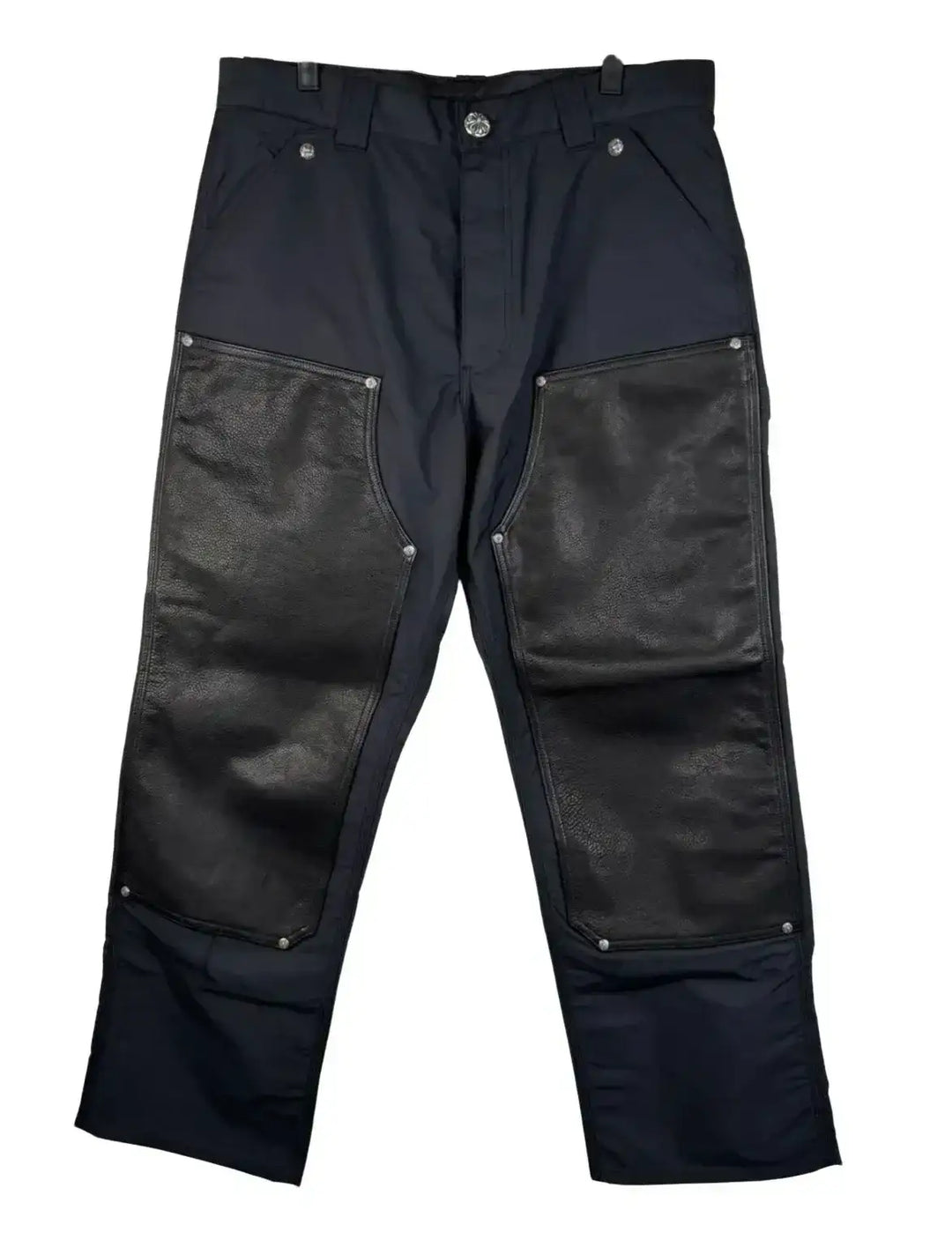 CHROME HEARTS NYLON 'LEATHER PATCHWORK' PANT SET
