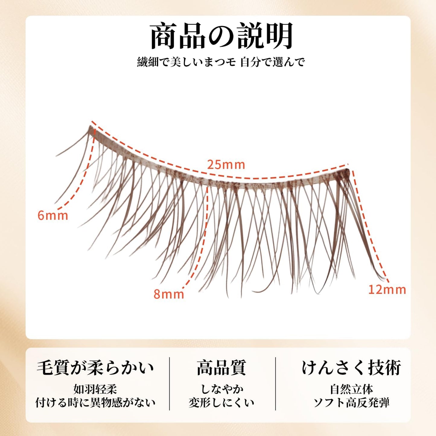 Lower Eyelashes Kit (with adhesive) 5 Pairs False Eyelashes for Lower Eyelashes Natural Finish False Eyelashes Extension Waterproof Easy to Use for Beginners