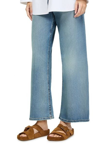LOEWE Ease Buckle slide in suede - Image 2