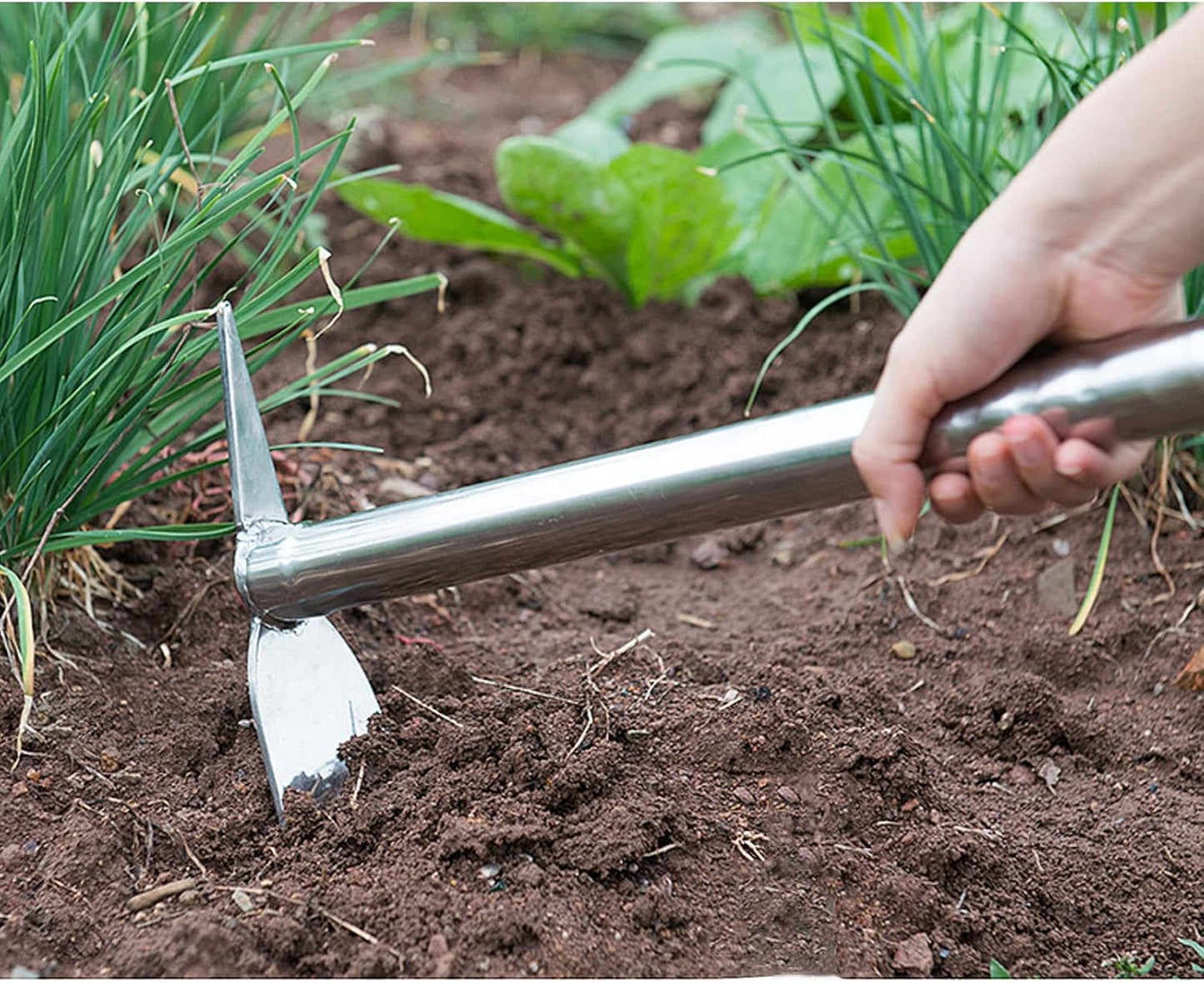 Hoe, Stainless Steel, Triple Hoe, Grass Hoe, Grass Hoe, Soil Hoe, One Hand Spade, Soil Picking, Grass Shaving, Digging, Gardening, Agricultural Tools