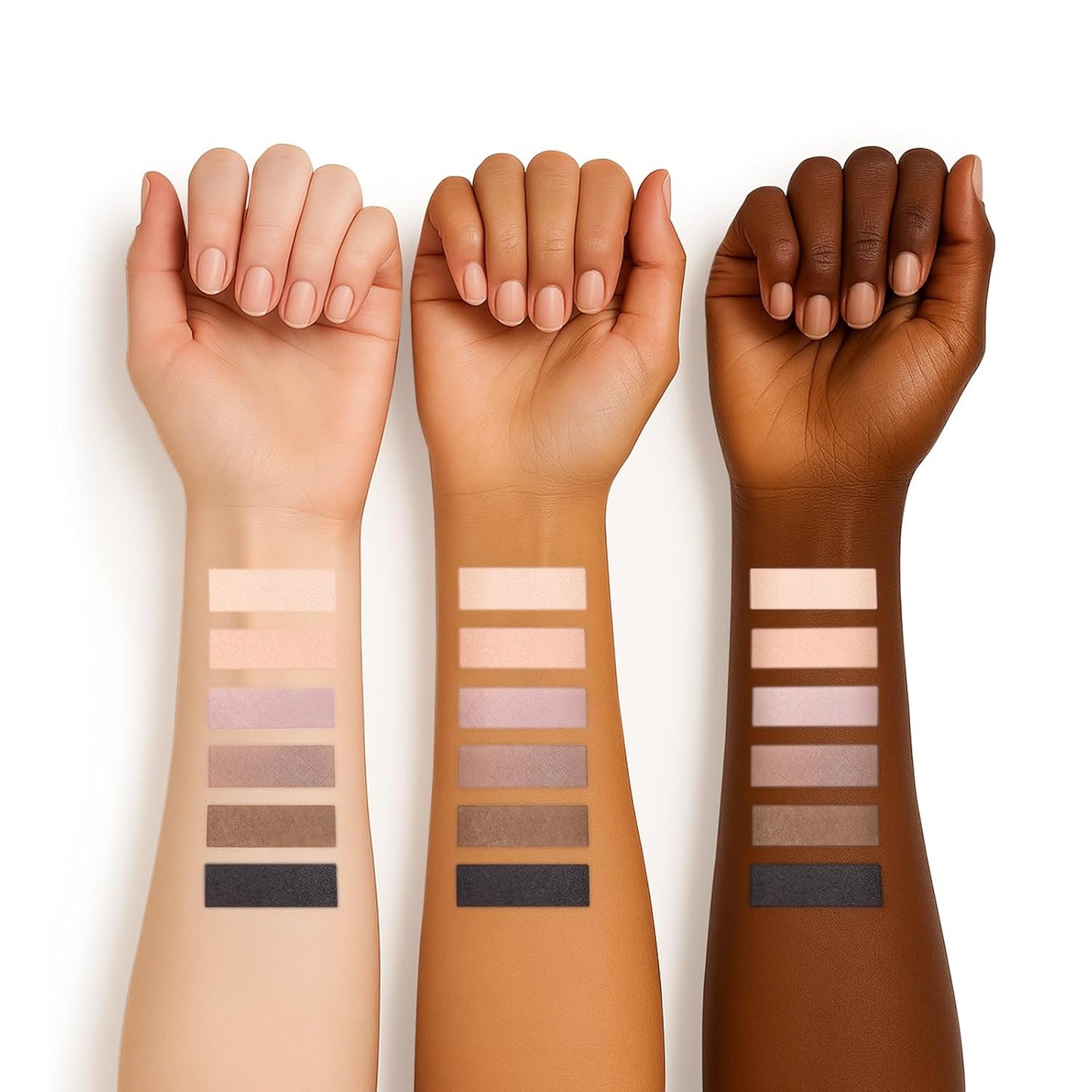 SUSIKEKI 6 Colores Mini Paleta de Sombras de Ojos Maquillaje Neutro Nude Ahumado Sombra de Ojos Taupe y Marrón Mate Paleta de Maquillaje con Espejo Altamente Pigmentado de Larga Duración Impermeable