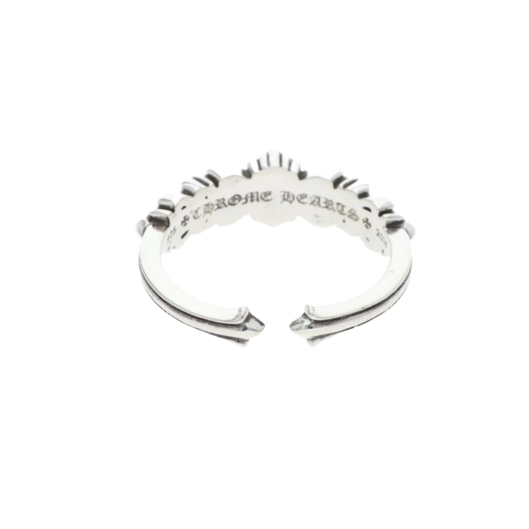 CHROME HEARTS 'MINI FLORAL' RING