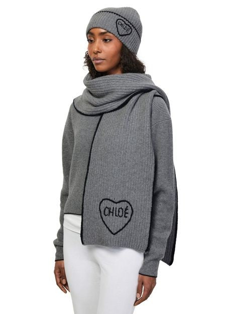 CHLOE Chloé Encoeur scarf - Image 2