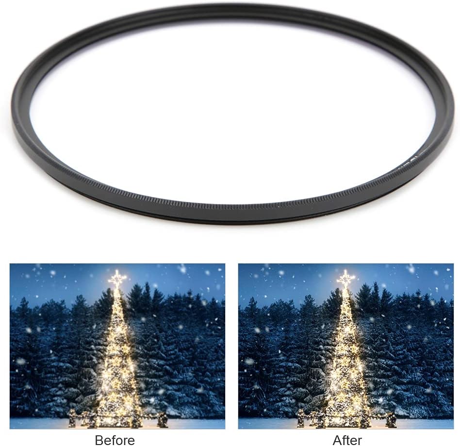 Vbestlife 95mm MC UV Lens Filter Optical Glass Lightweight Accessories for Canon Nikon SLR Cameras