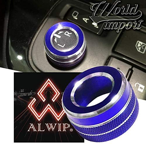 Mirror Switch Aluminum Cover (Blue)