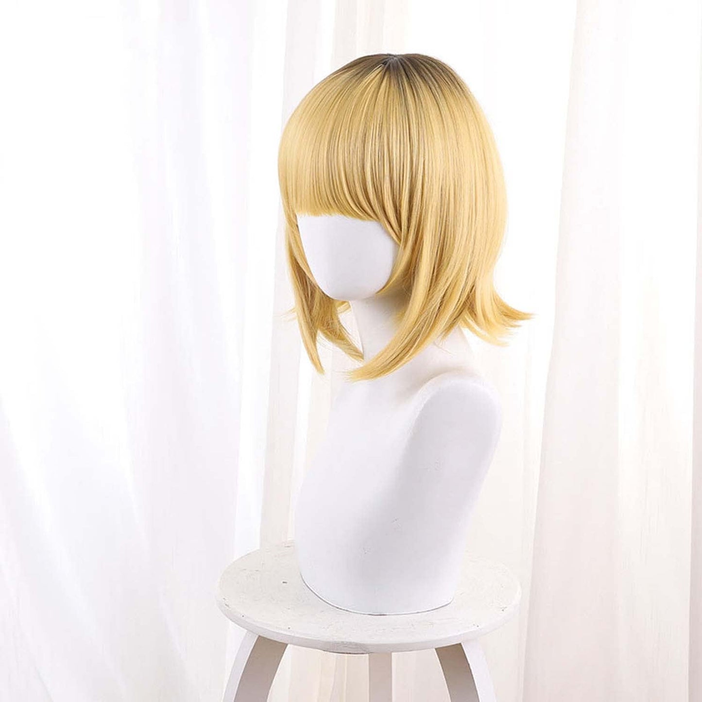 LVMEY Presentation Child Cosplay Wig, For Disguise, Heat Resistant Wig, Cosplay Accessory, Wig Net Included, Comic Cave Events, Cultural Festivals, Festivals, School Festivals