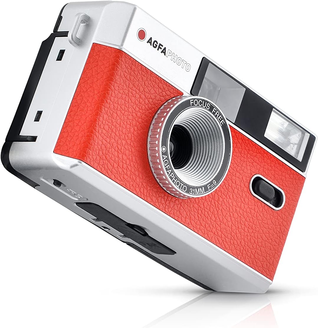 AgfaPhoto Reusable Photo Camera 35mm red