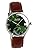 The Stack Classic Green Wristwatch, Made in Japan, 1.4 inches (36 mm), Unisex, green, Classic