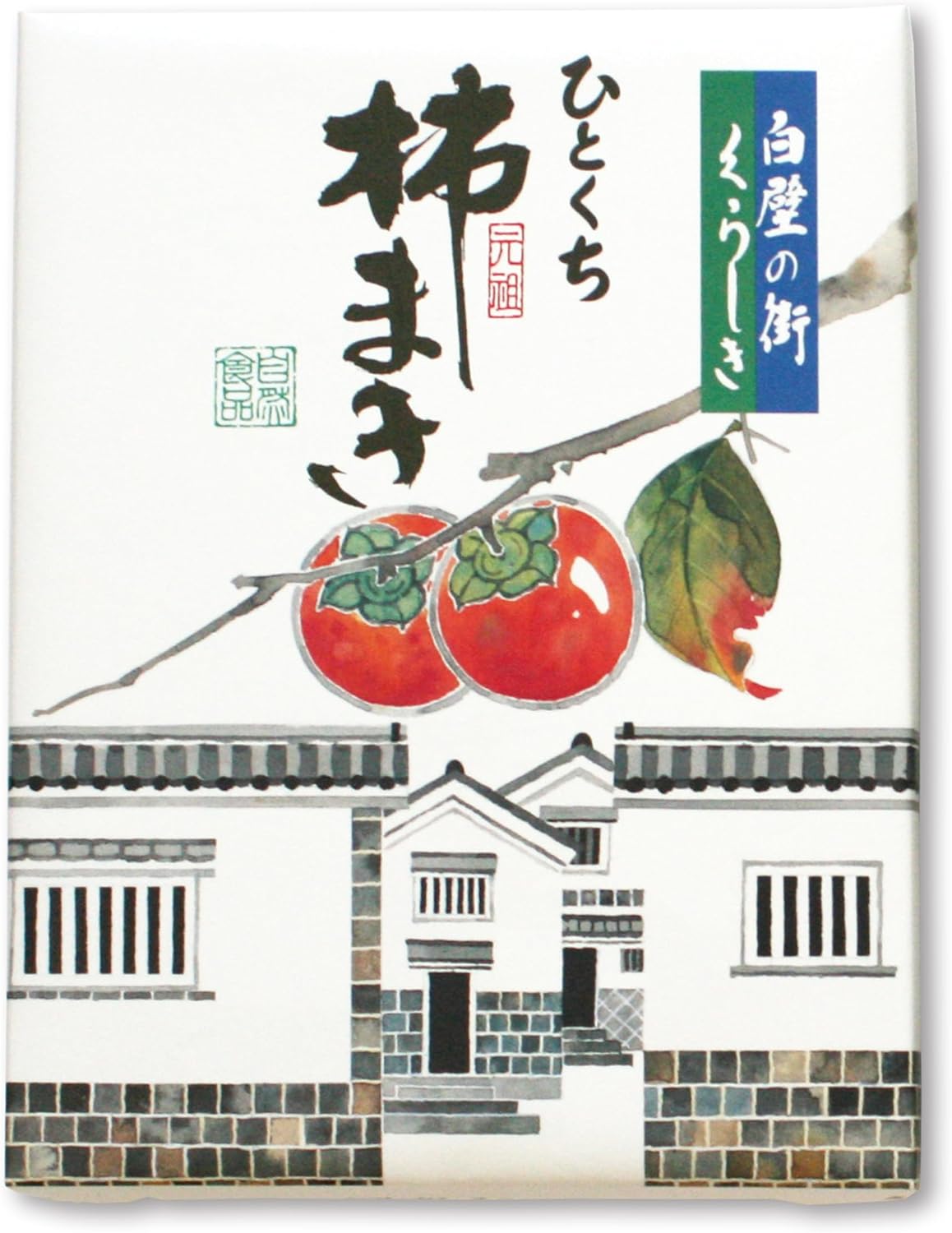 Kokuwa Sangyo Kakimaki 18-Piece Dried Persimmon Kaki Domestically Made Confectionery Kurashiki Souvenir