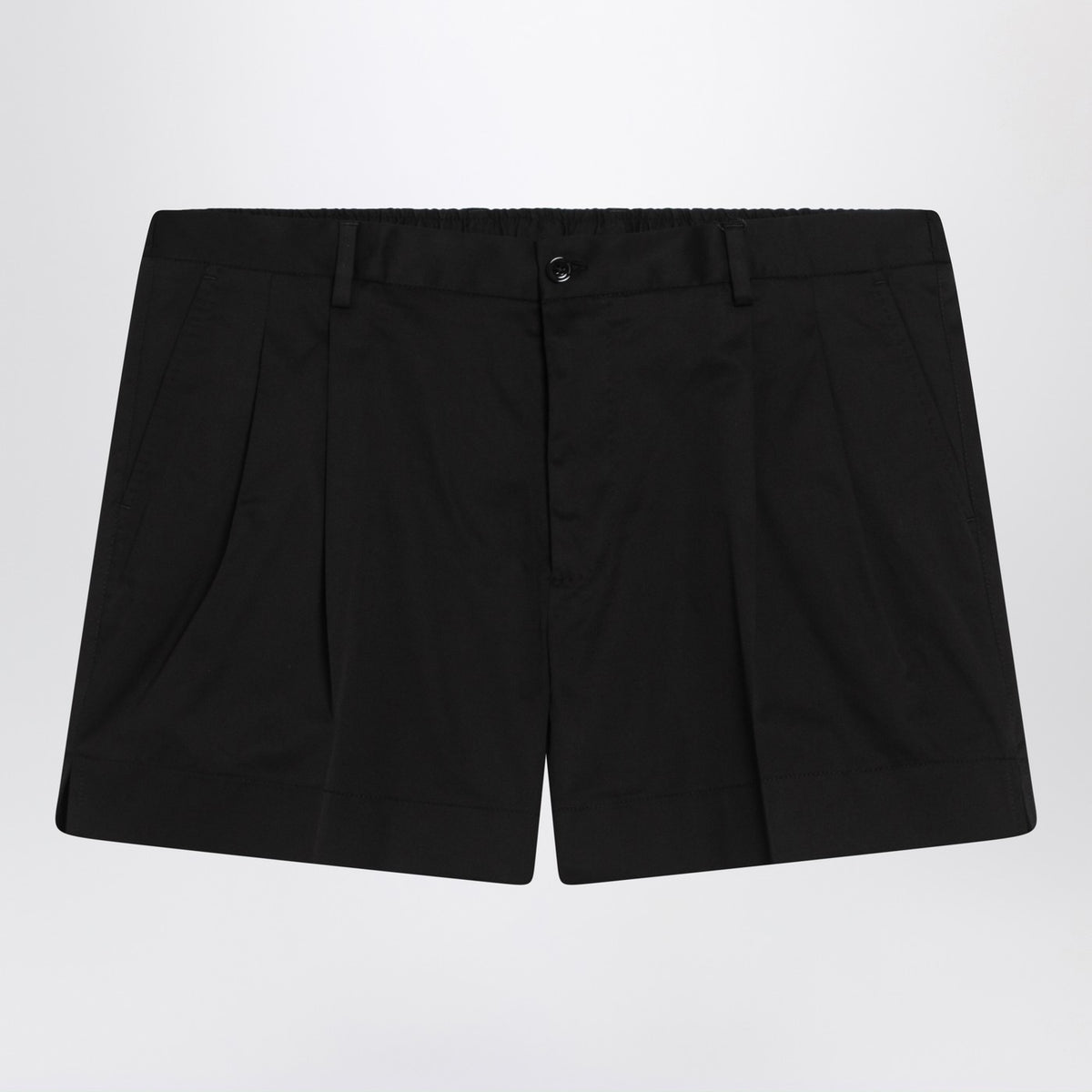 Dolce ドルチェ＆ガッバーナブラックコットンショーツ - Image 2