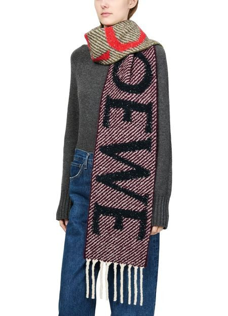 Loewe scarf in alpaca and wool - Image 2