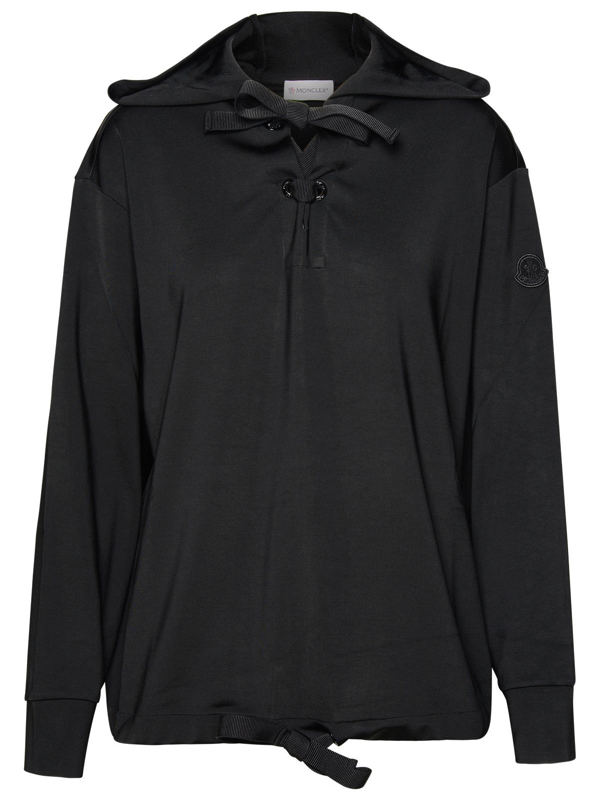 Moncler モンクラーブラックビスコースパーカー - Image 2