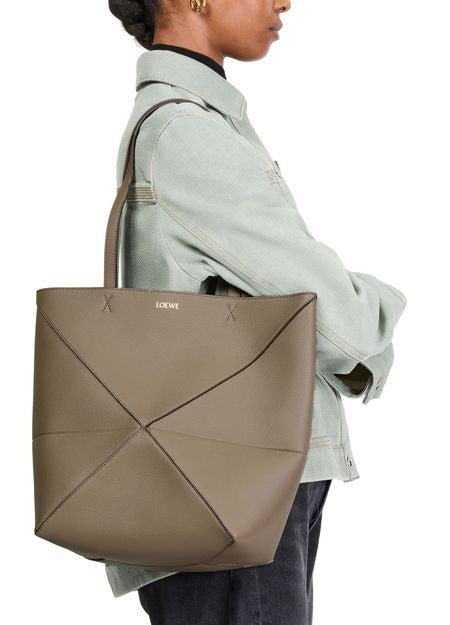 LOEWE Medium Puzzle Fold tote in soft grained calfskin - Image 2